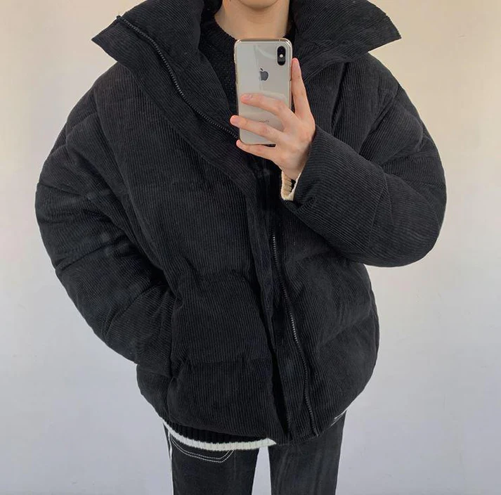 Corduroy Puffer Jacket - Image 10