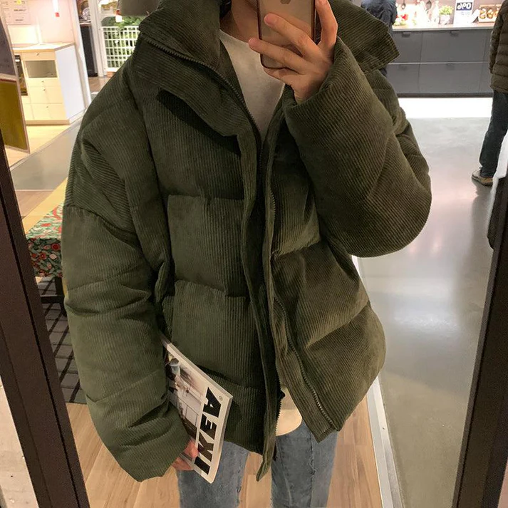 Corduroy Puffer Jacket - Image 4