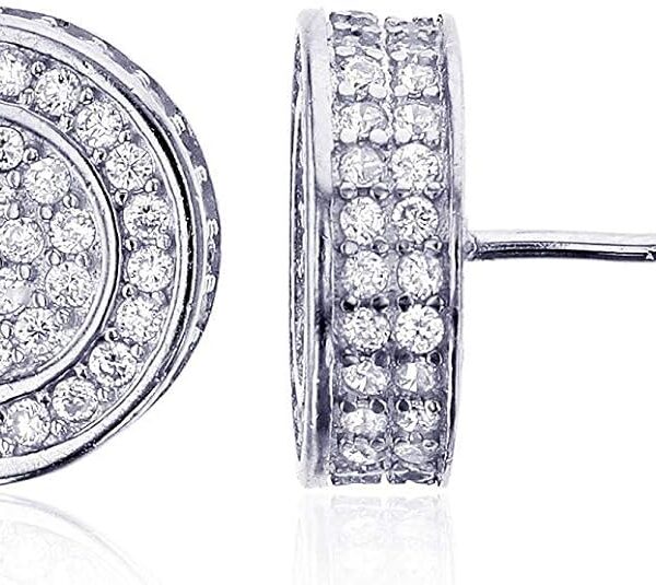 Round Stud Earrings
