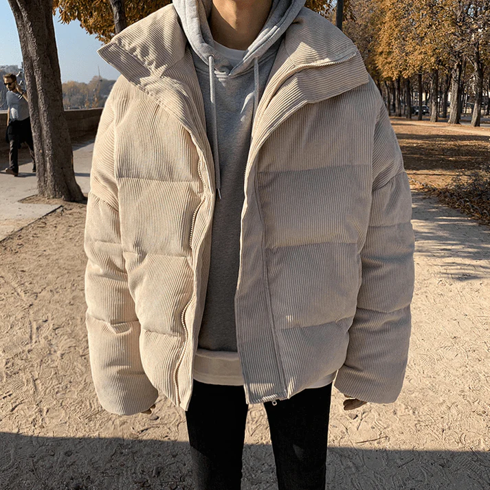 Corduroy Puffer Jacket - Image 7